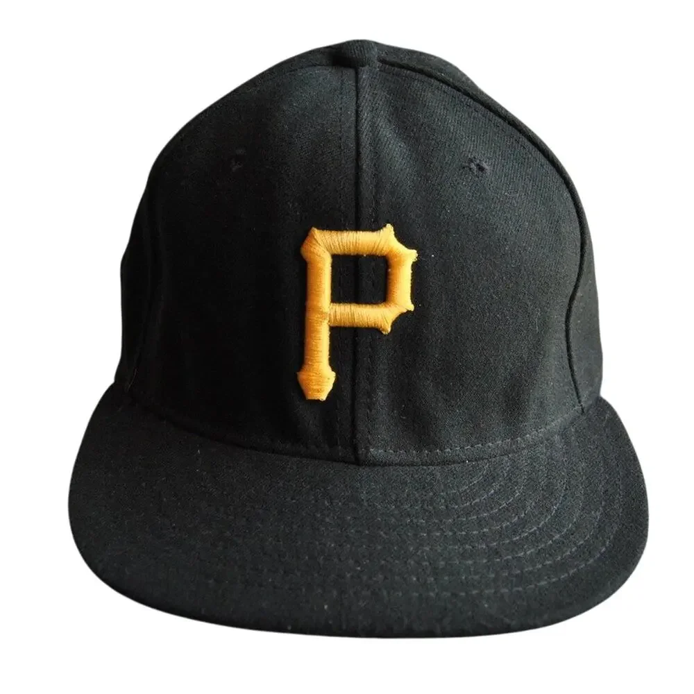 Pittsburgh Pirates 59Fifty 7 3/8 Black and Yellow Fitted Team Hat